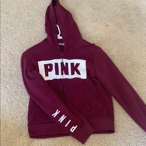 PINK jacket with hoodie